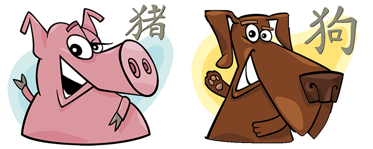 Кабан и Собака Совместимость по Китайскому Гороскопу