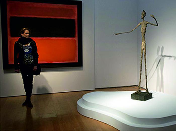 Скульптура Альберто Джакометти Указующий человек