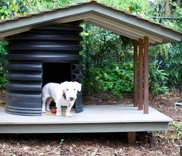Необычная будка для собак своими руками фото