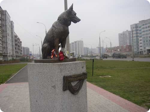 Памятник псу по кличке Верный