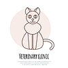 Ветеринарный набор домашнее животное иконки здоровье животных медицина | Векторный клипарт