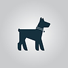 Собака Иконка | Векторный клипарт