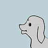 Щенок мило смешной мультяшный собака голова | Векторный клипарт