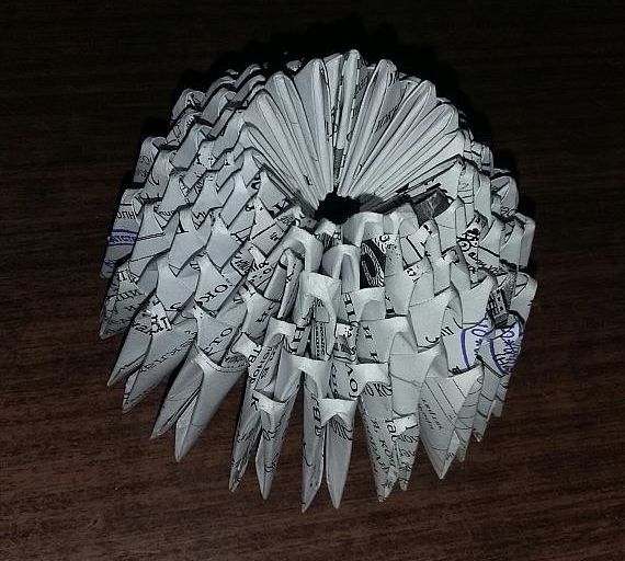 МК Артемон в технике модульного оригами