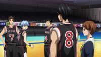 Kuroko is subbed out anime
