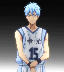 Kuroko wearing Teiko&#039;s Uniform