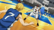 Kise copies Akashi's Ankle break
