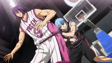 Kuroko marks Murasakibara anime