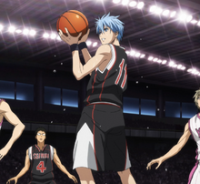 Kuroko&#039;s shooting form